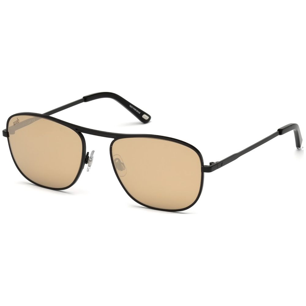 Lunettes de Soleil WEB EYEWEAR en Métal Noir