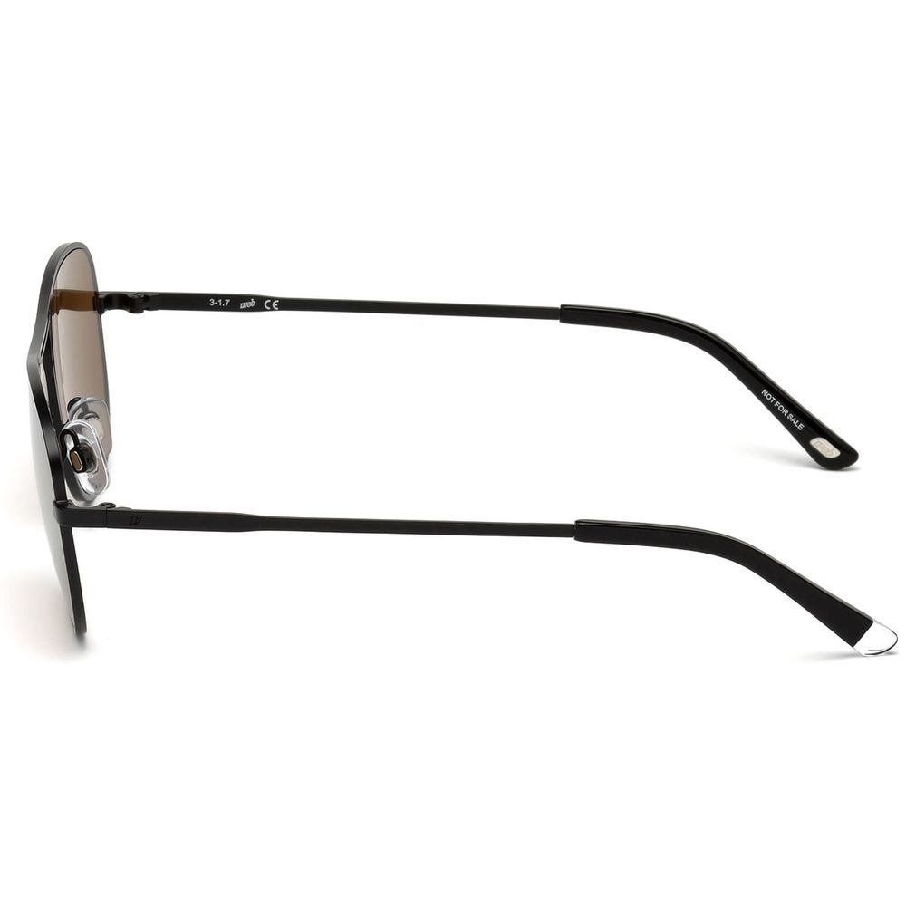 Lunettes de Soleil WEB EYEWEAR en Métal Noir