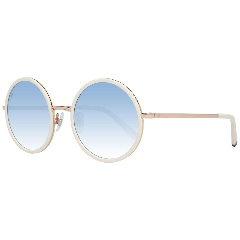 Lunettes de soleil en métal beige WEB EYEWEAR