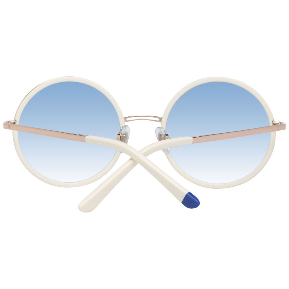 Lunettes de soleil en métal beige WEB EYEWEAR