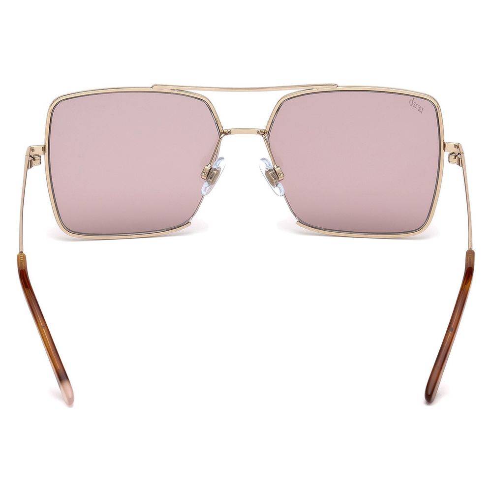 WEB EYEWEAR Gold Sunglasses for Women detail view