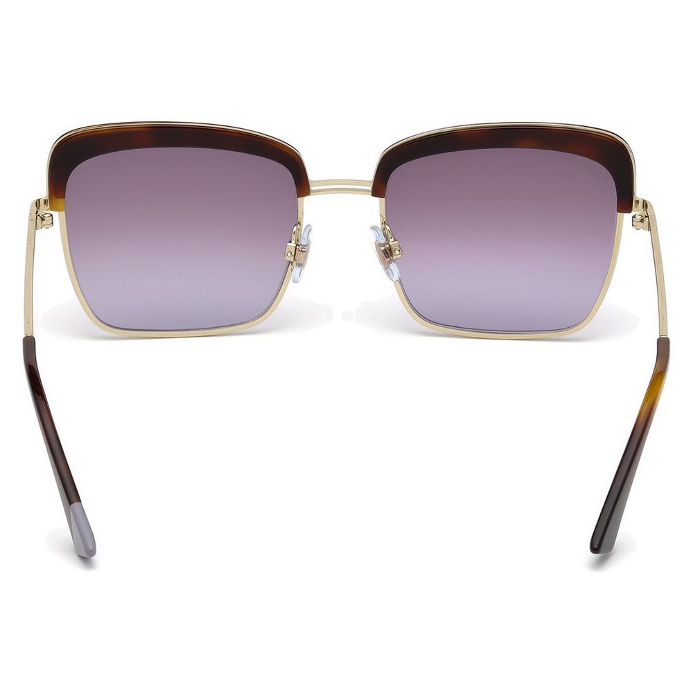 WEB EYEWEAR Gold Sunglasses for Women detail view