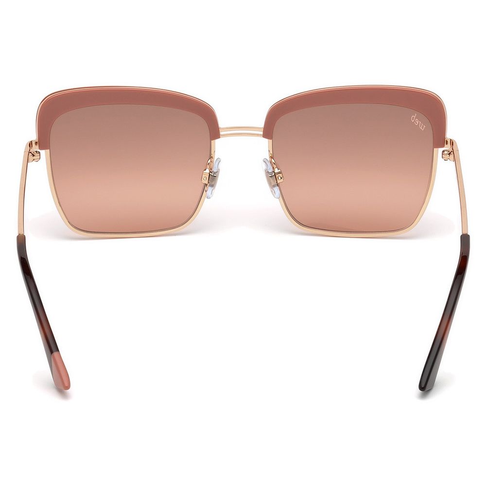 WEB EYEWEAR Gold Sunglasses for Women detail view