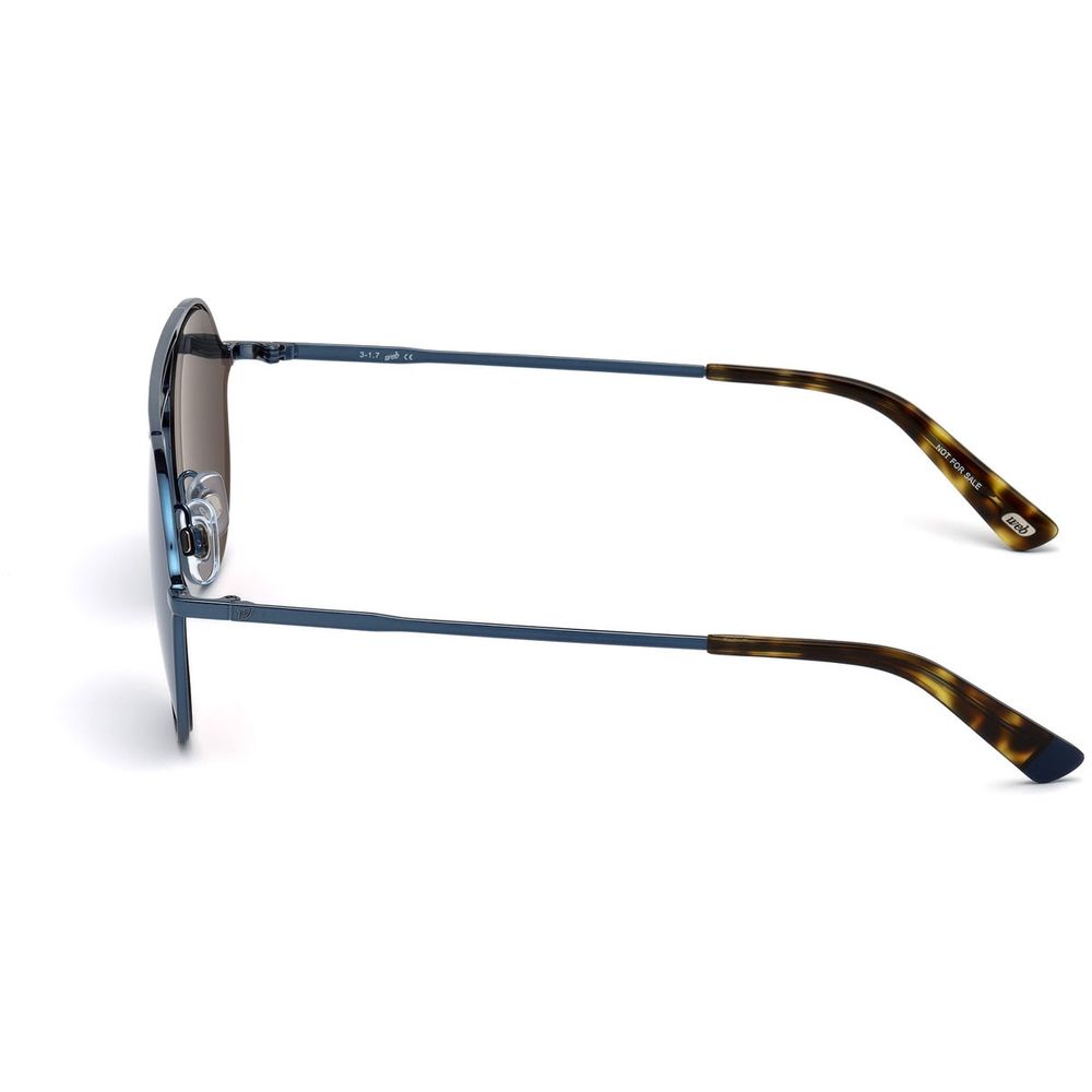 WEB EYEWEAR Blue Metal Sunglasses