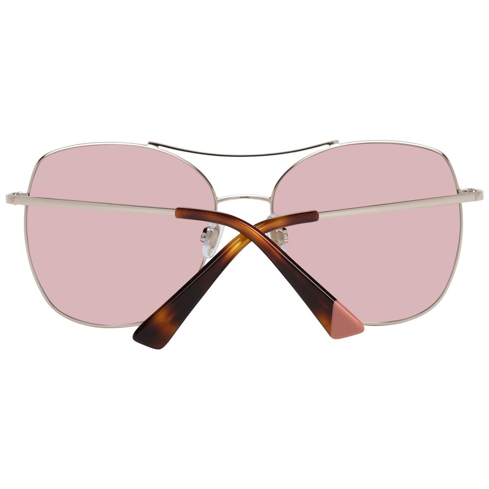 WEB EYEWEAR Gold Sunglasses for Women detail view