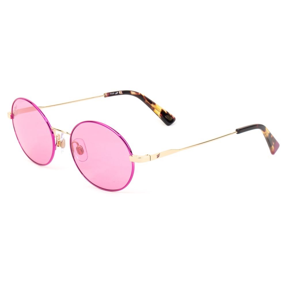 Lunettes de soleil WEB EYEWEAR en métal doré