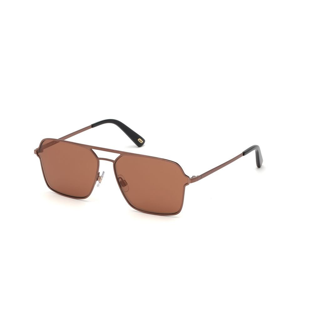 Lunettes de soleil WEB EYEWEAR en métal doré