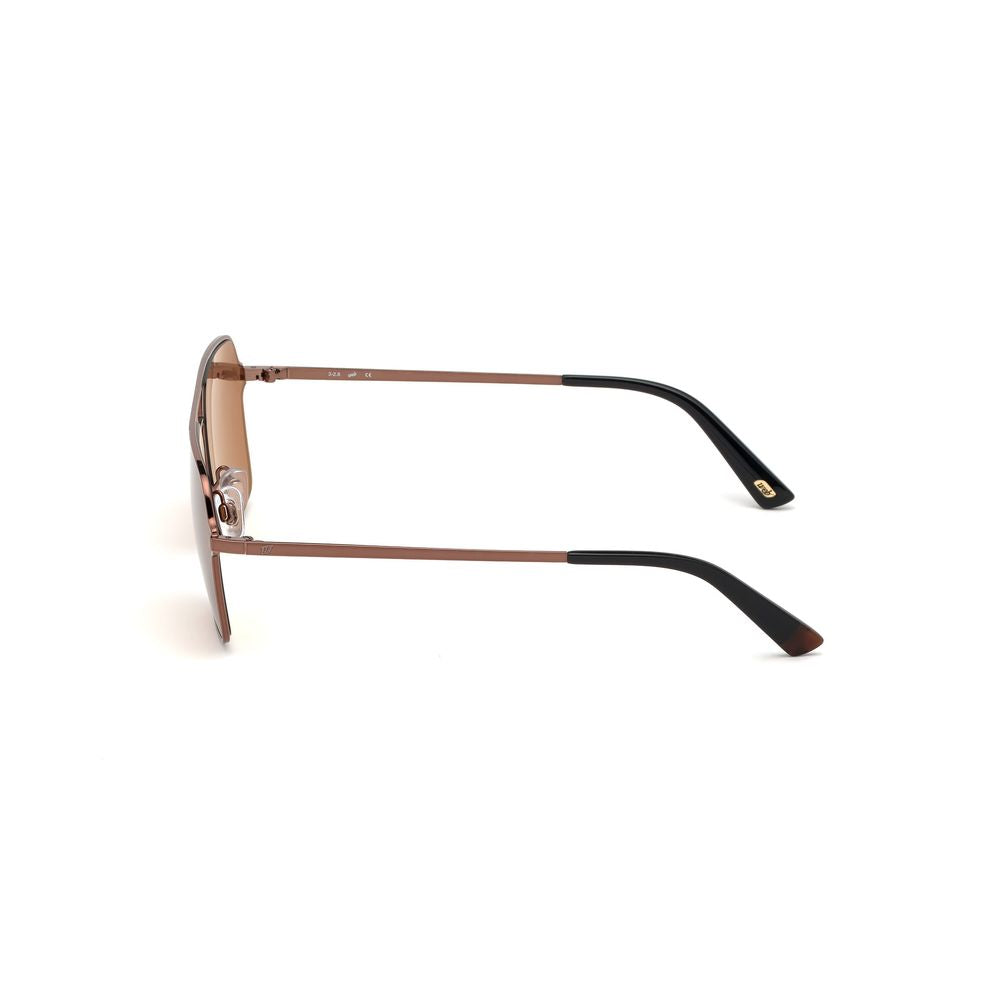 Lunettes de soleil WEB EYEWEAR en métal doré