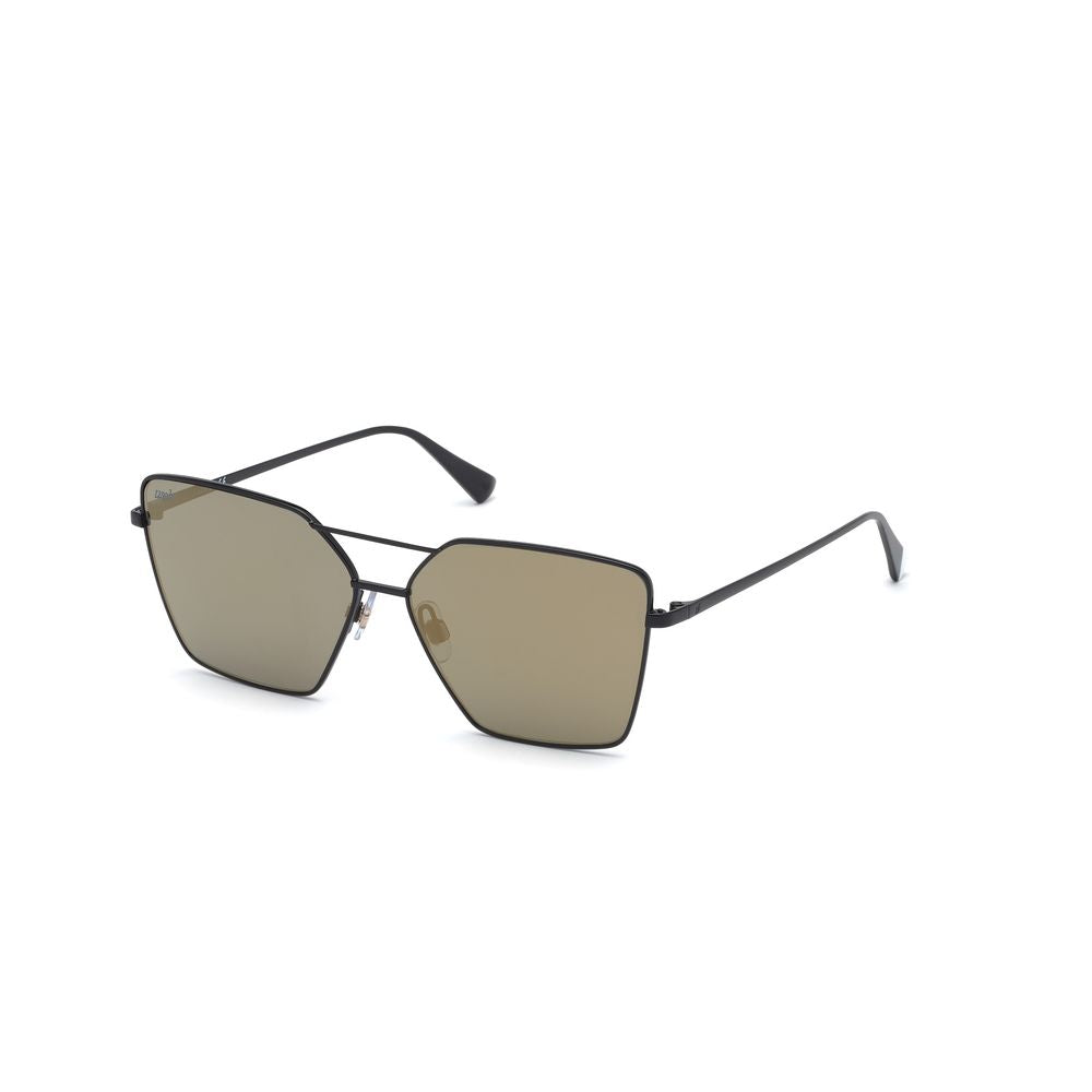 Lunettes de soleil en métal noir WEB EYEWEAR