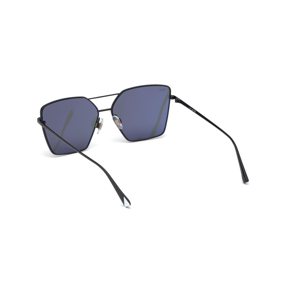 Lunettes de soleil en métal noir WEB EYEWEAR
