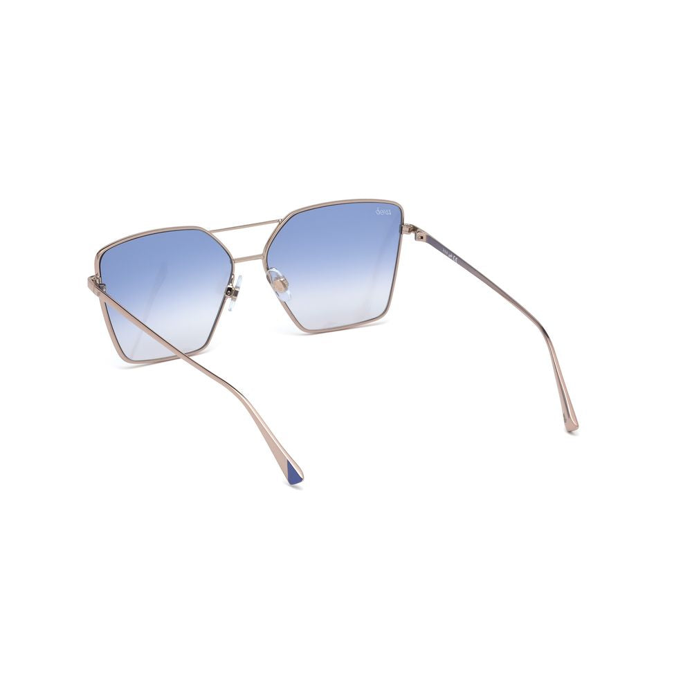 WEB EYEWEAR Gold Sunglasses for Women detail view