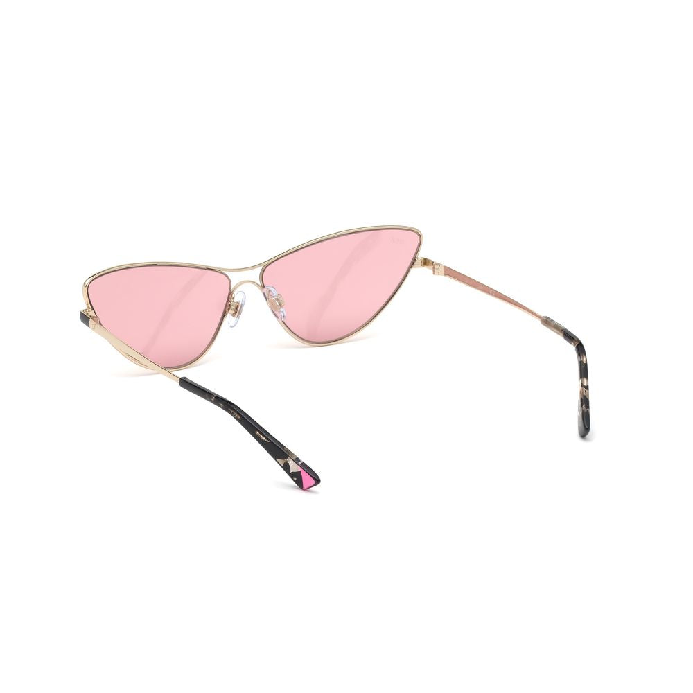 WEB EYEWEAR Gold Sunglasses for Women detail view