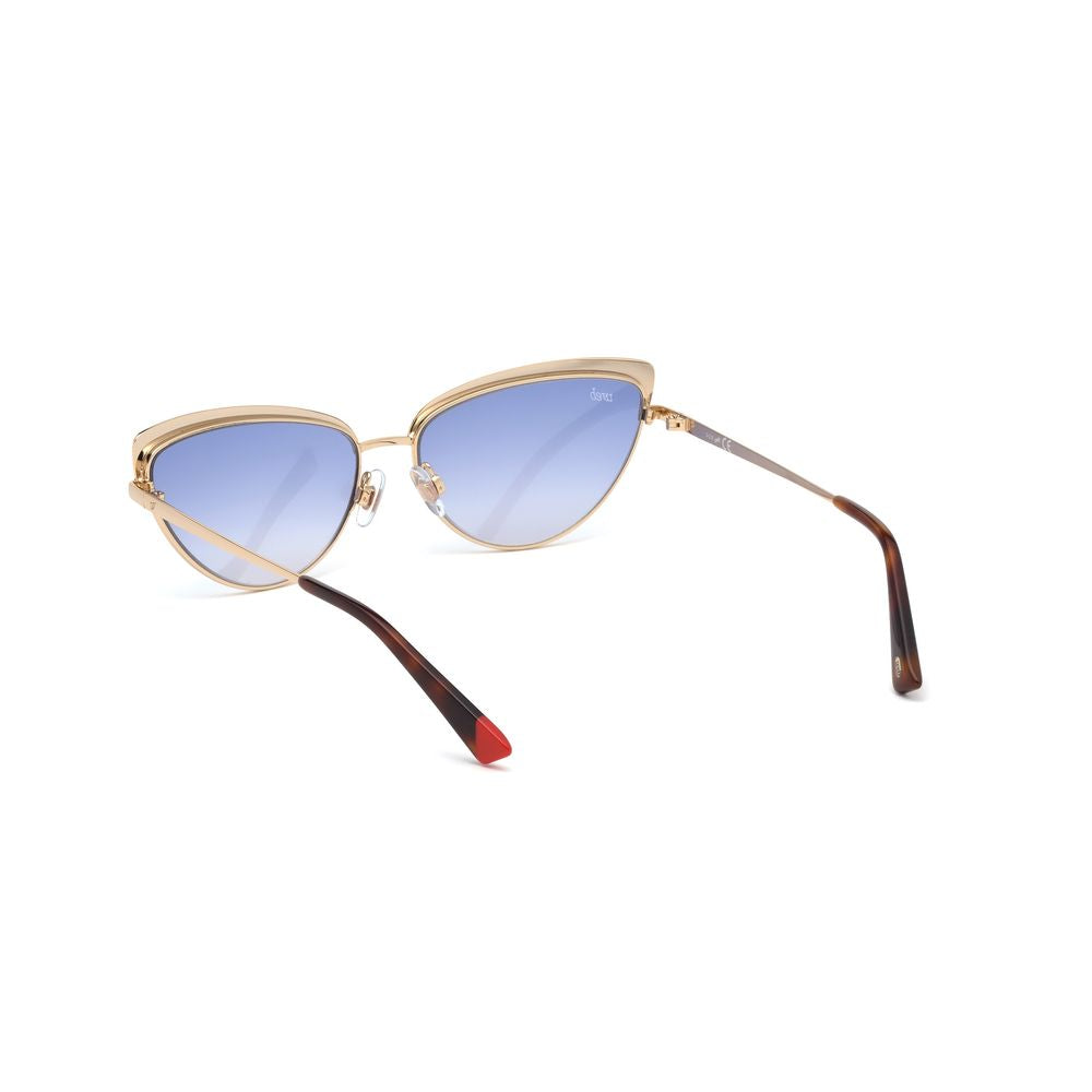 WEB EYEWEAR Gold Sunglasses for Women detail view