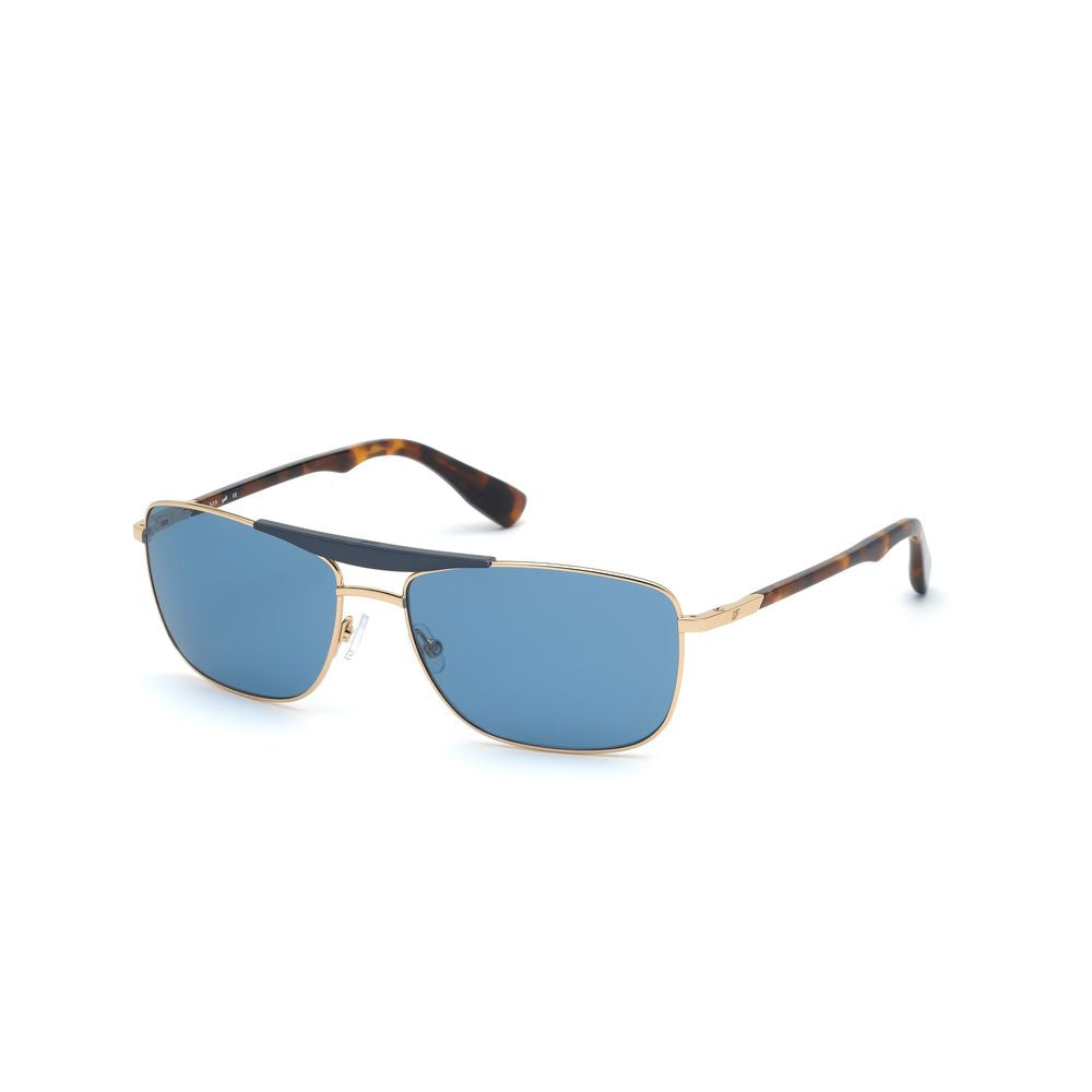 WEB EYEWEAR Gold Sunglasses for Men