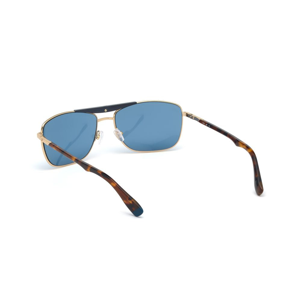 WEB EYEWEAR Gold Sunglasses for Men detail view