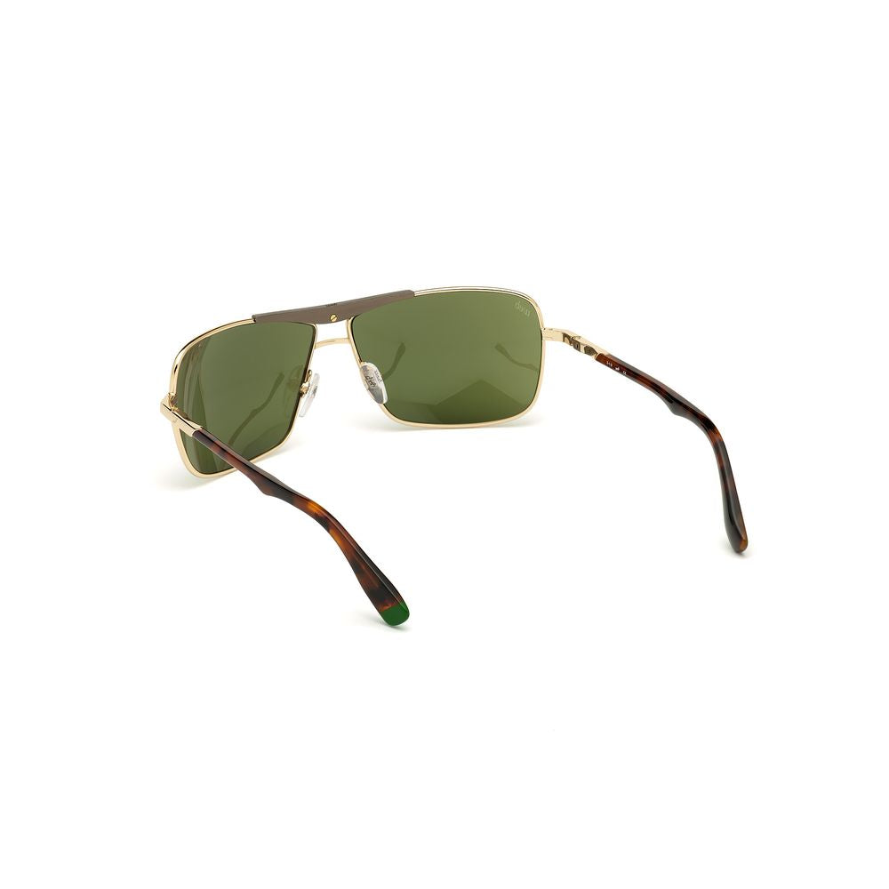 WEB EYEWEAR Gold Sunglasses for Men detail view