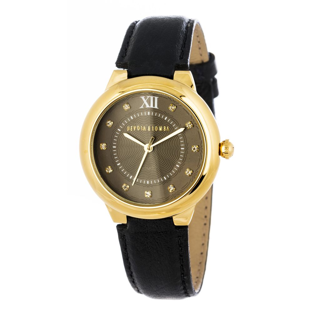 DEVOTA & LOMBA Black Dress Watches for Women