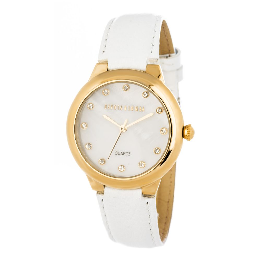 DEVOTA & LOMBA White Dress Watches for Women
