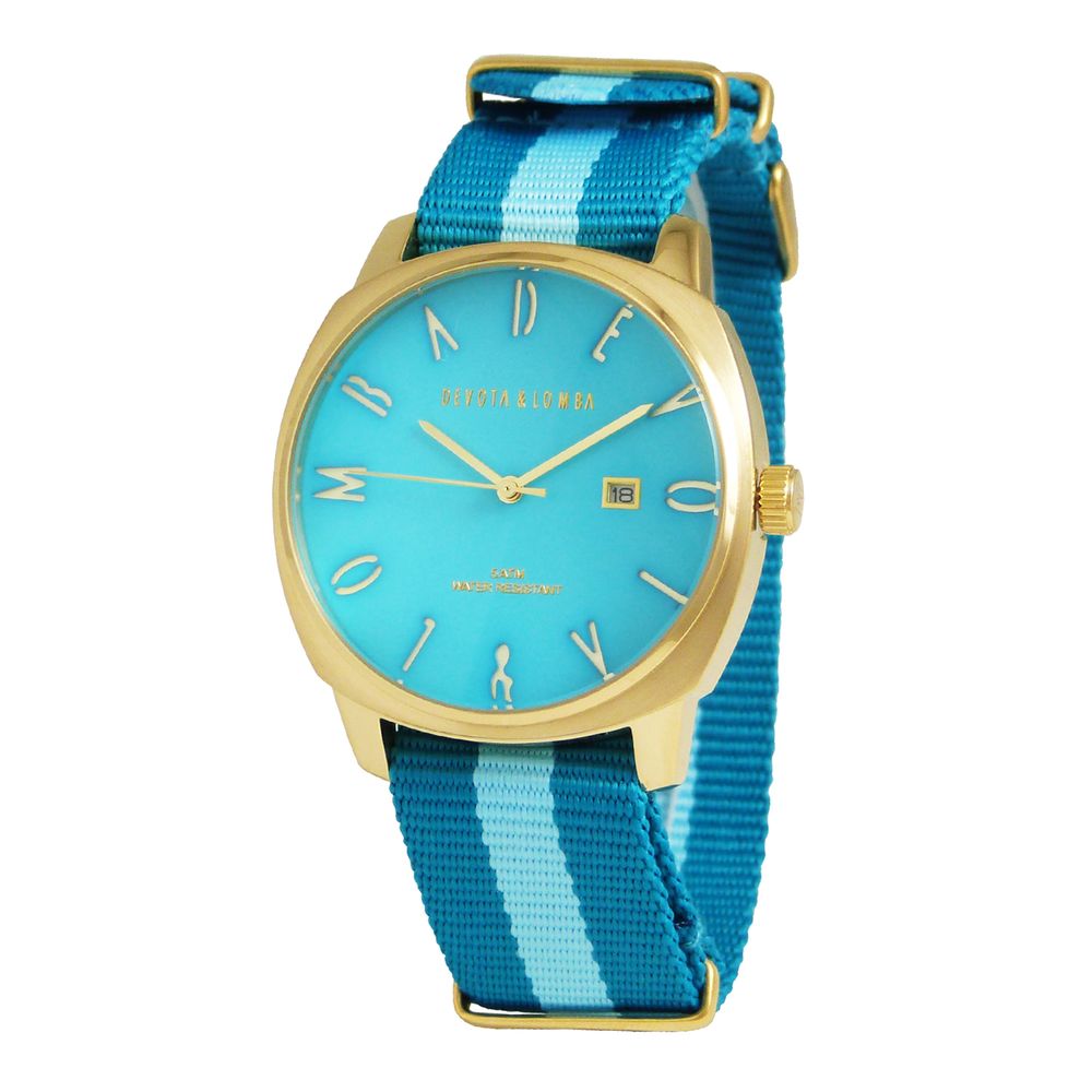 DEVOTA & LOMBA Blue Dress Watches for Men