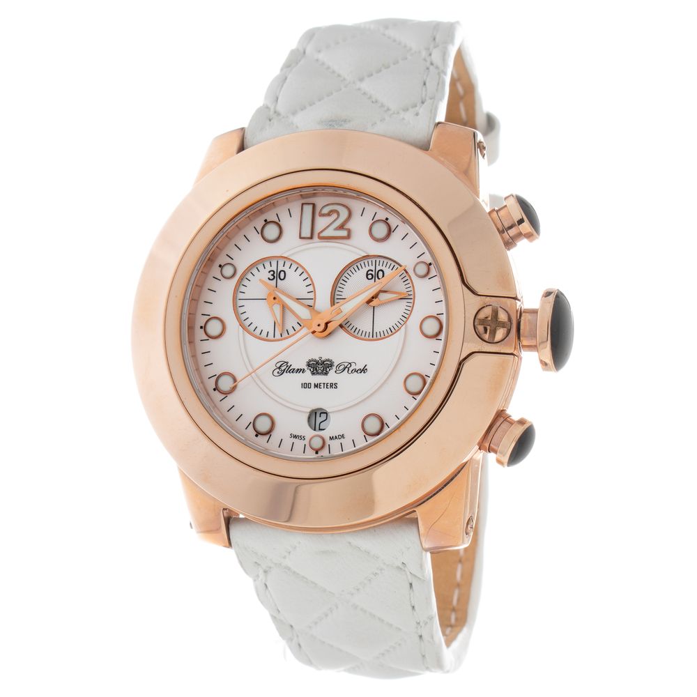 GLAM ROCK White Dress Watches for Women