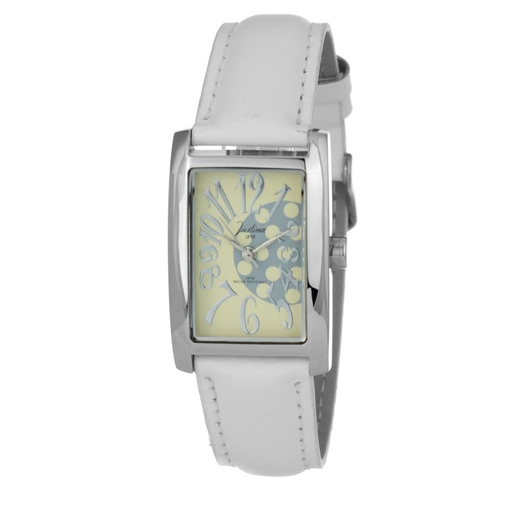 JUSTINA White Dress Watches for Women
