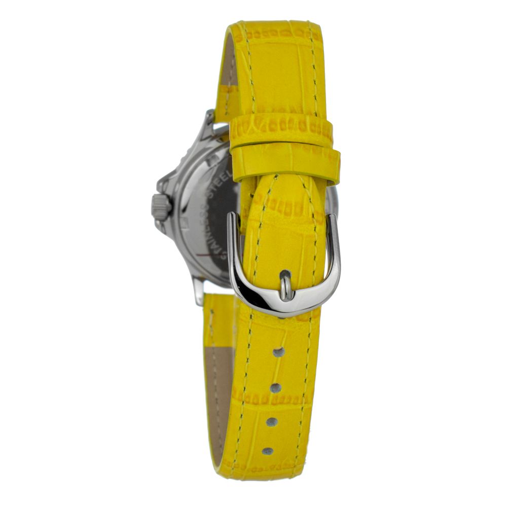 Montre bracelet Justina en cuir bicolore
