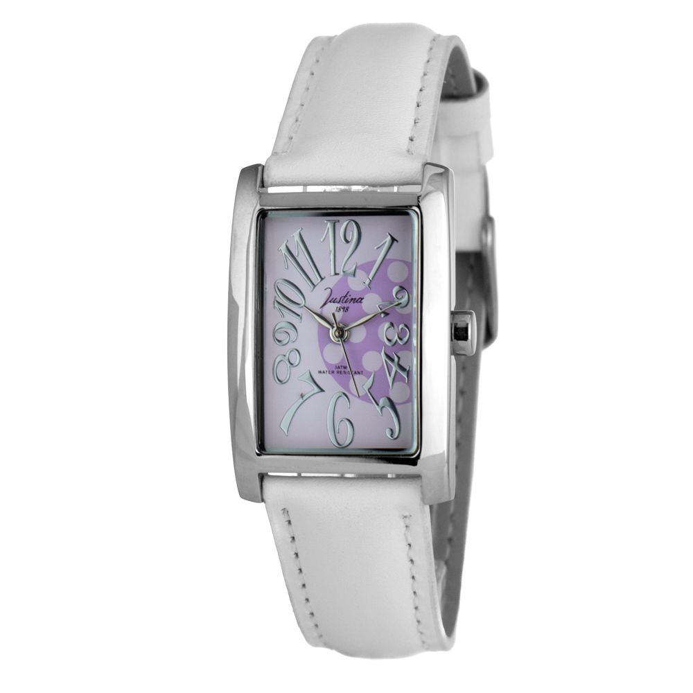 JUSTINA White Dress Watches for Women