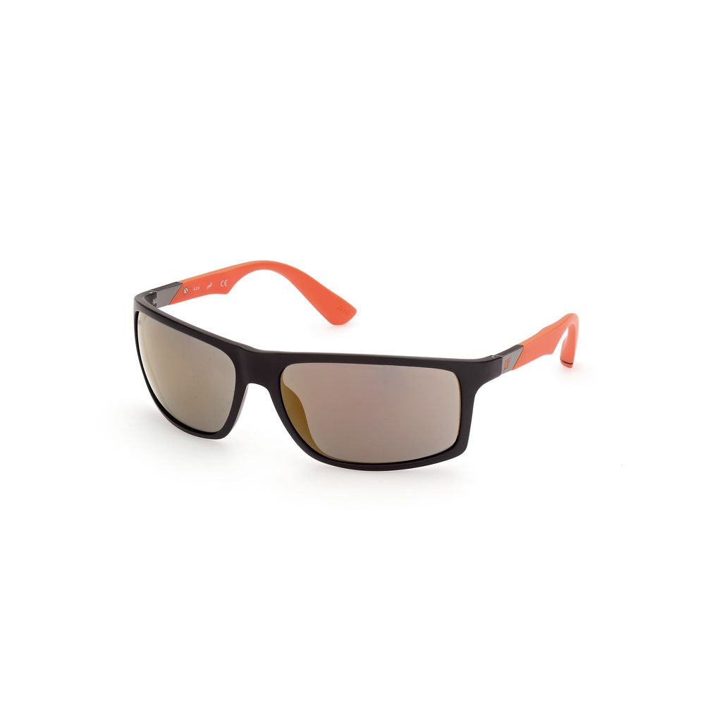 Lunettes de soleil en acétate noir WEB EYEWEAR