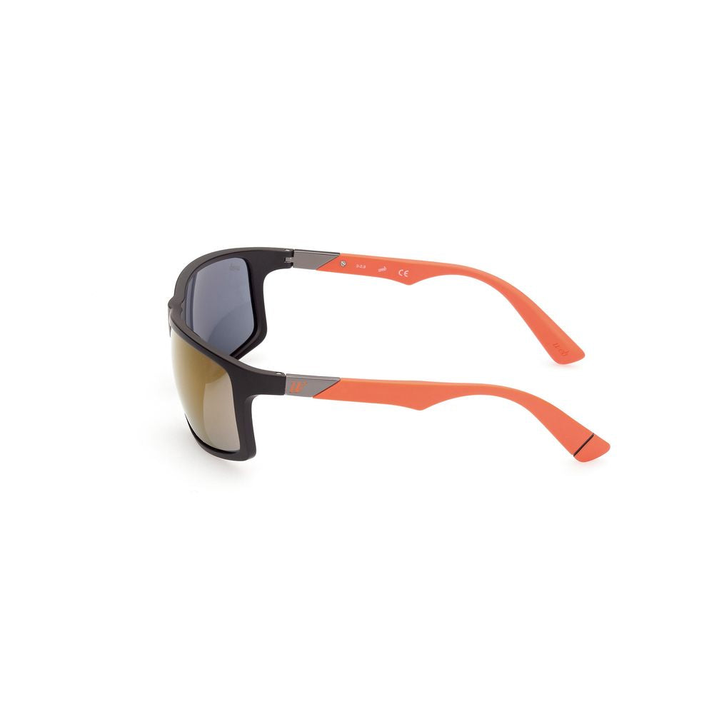 Lunettes de soleil en acétate noir WEB EYEWEAR