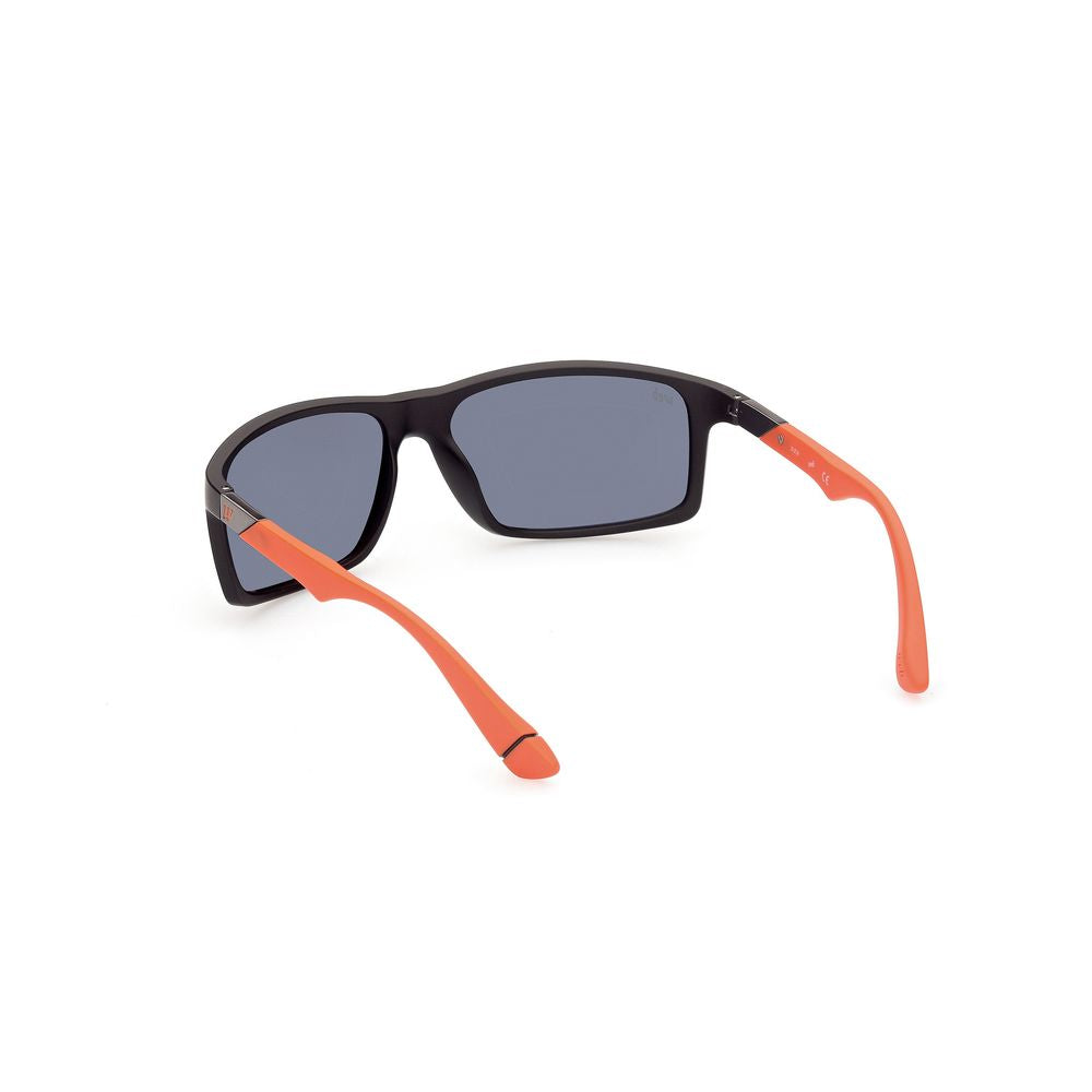 Lunettes de soleil en acétate noir WEB EYEWEAR