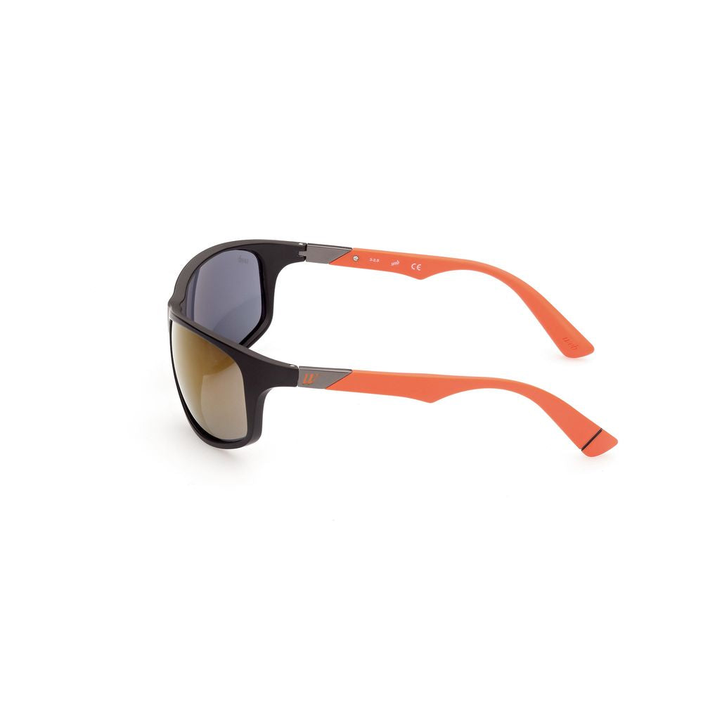 WEB EYEWEAR Black Acetate Sunglasses