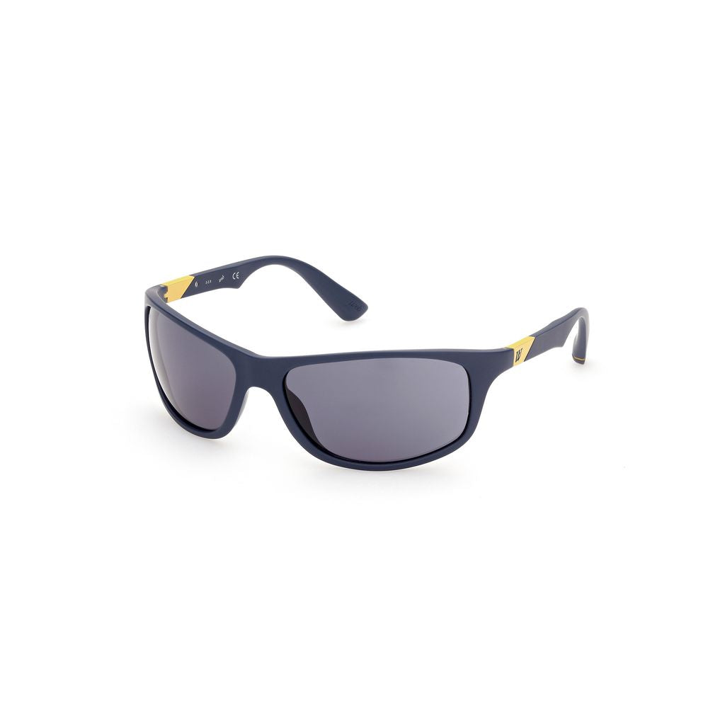 Lunettes de soleil WEB EYEWEAR en acétate bleu