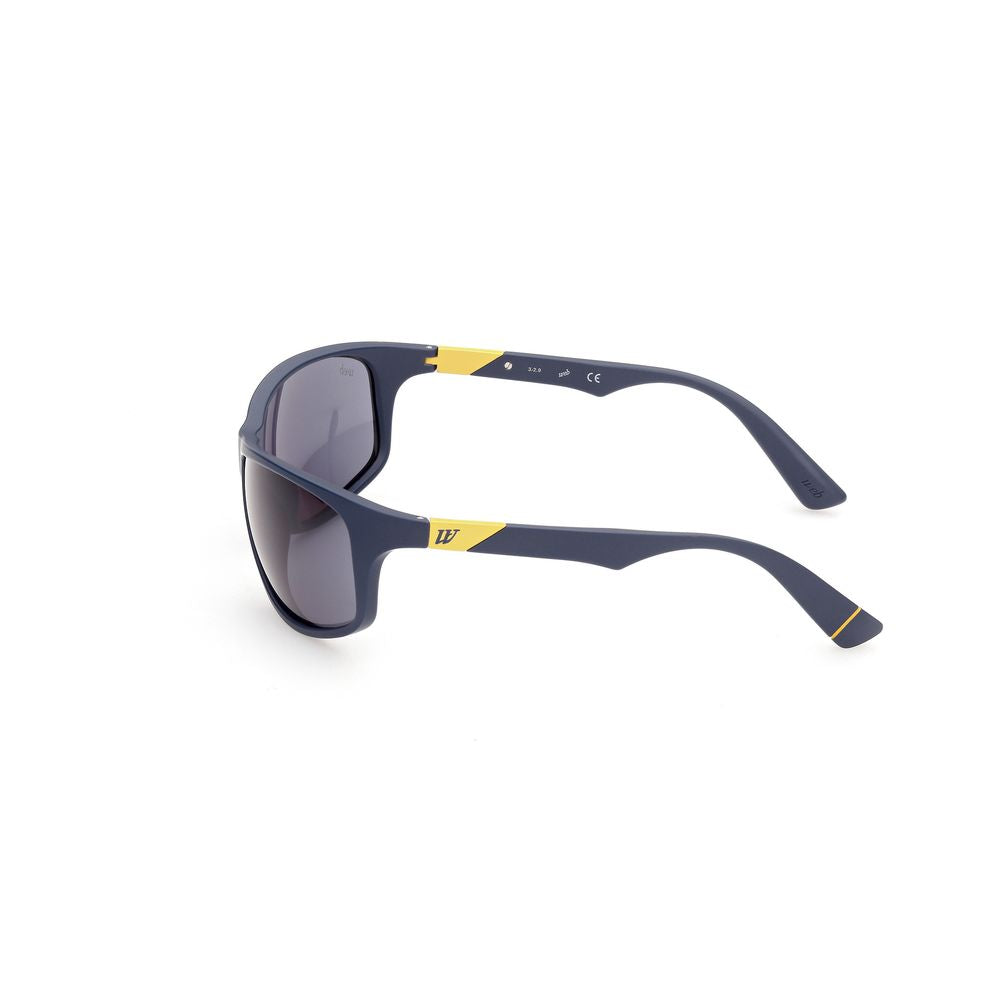 Lunettes de soleil WEB EYEWEAR en acétate bleu