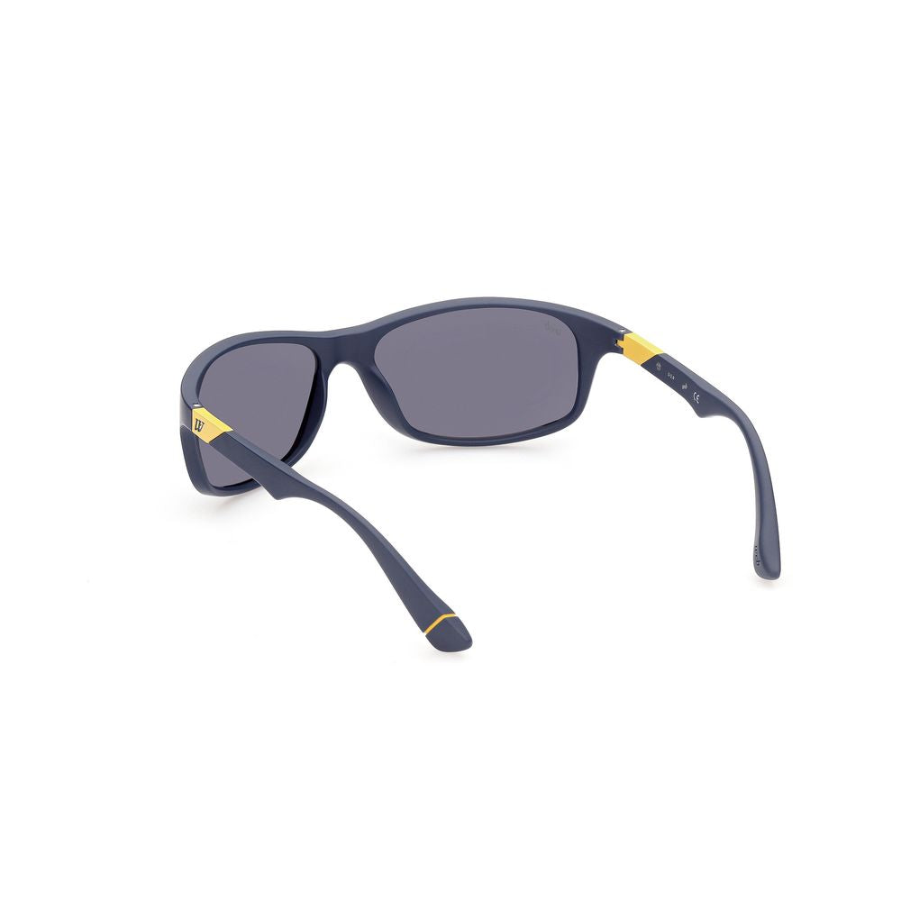Lunettes de soleil WEB EYEWEAR en acétate bleu