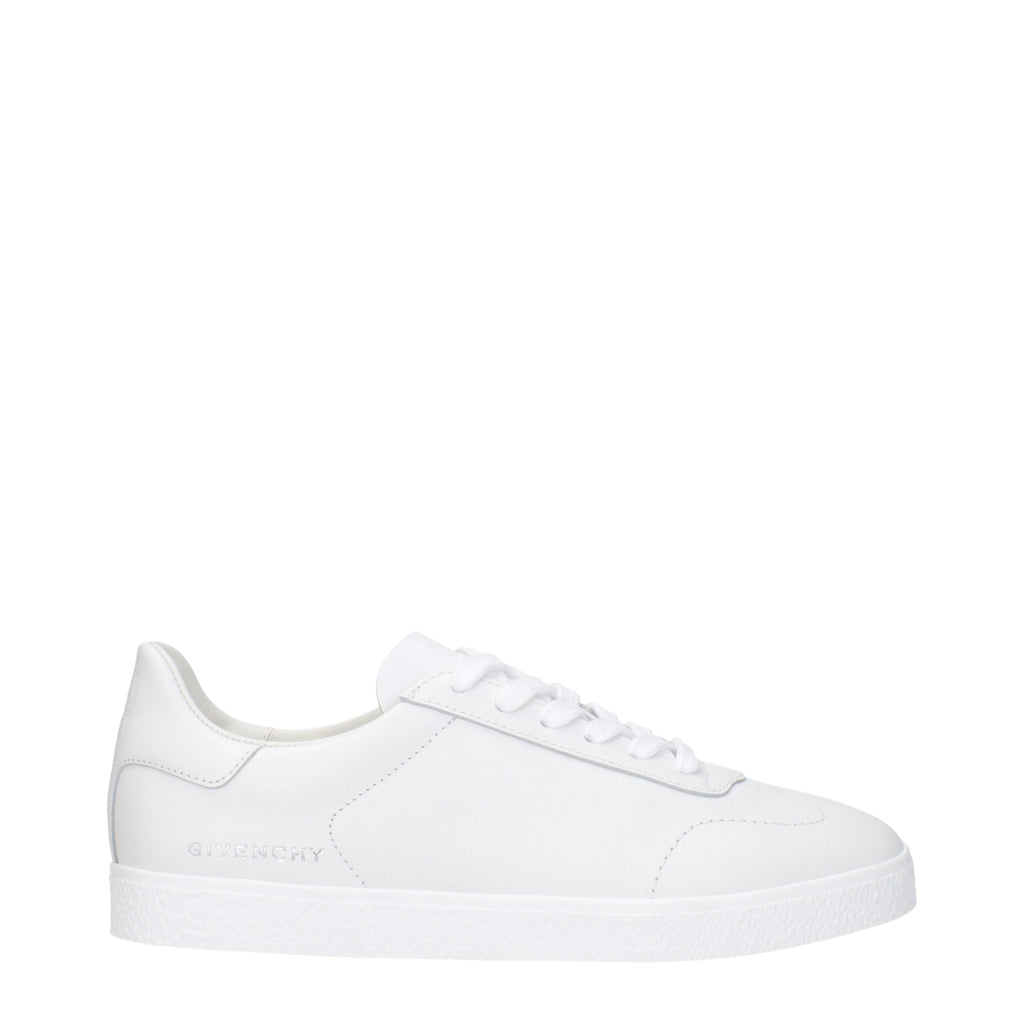 Baskets basses en cuir blanc Givenchy