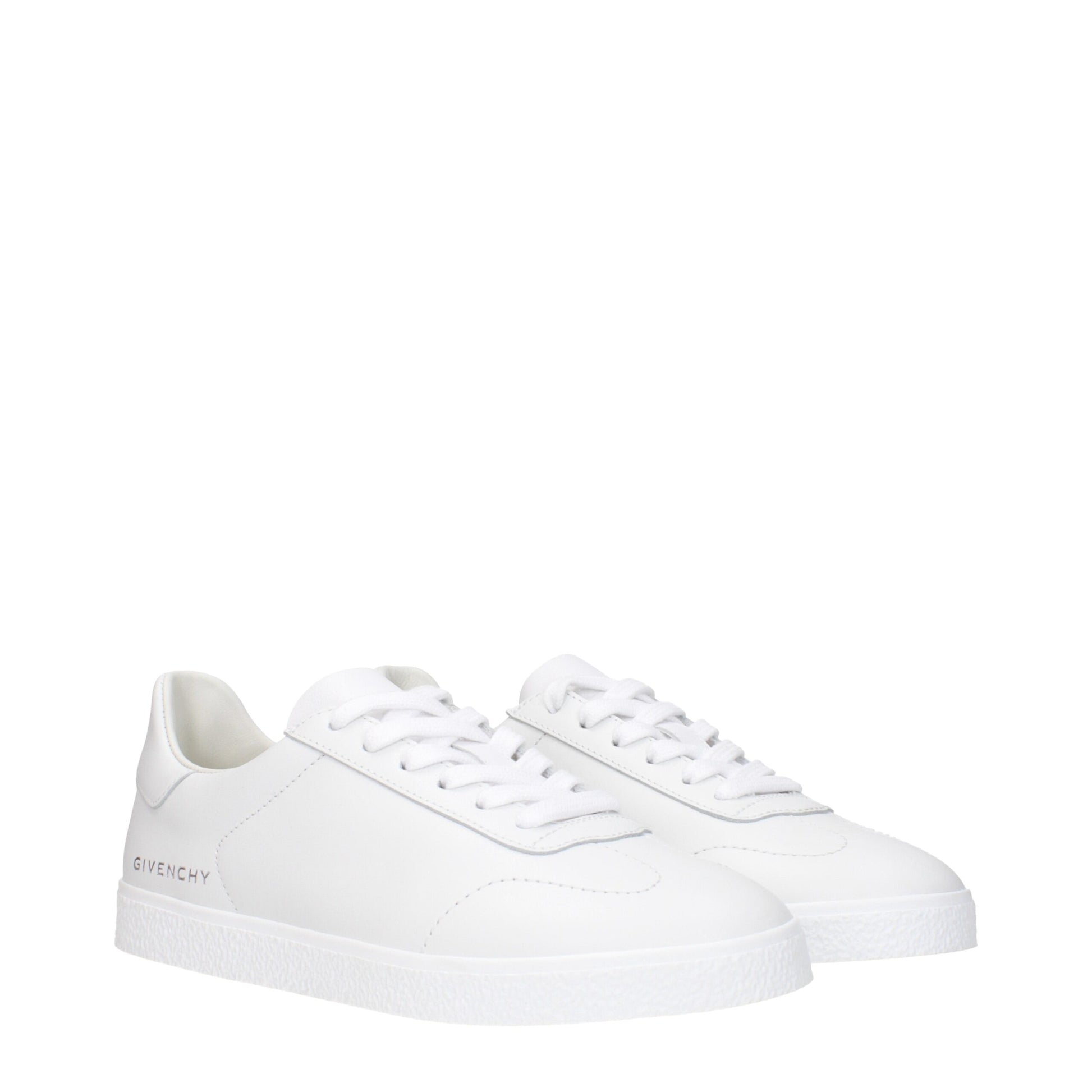 Baskets basses en cuir blanc Givenchy