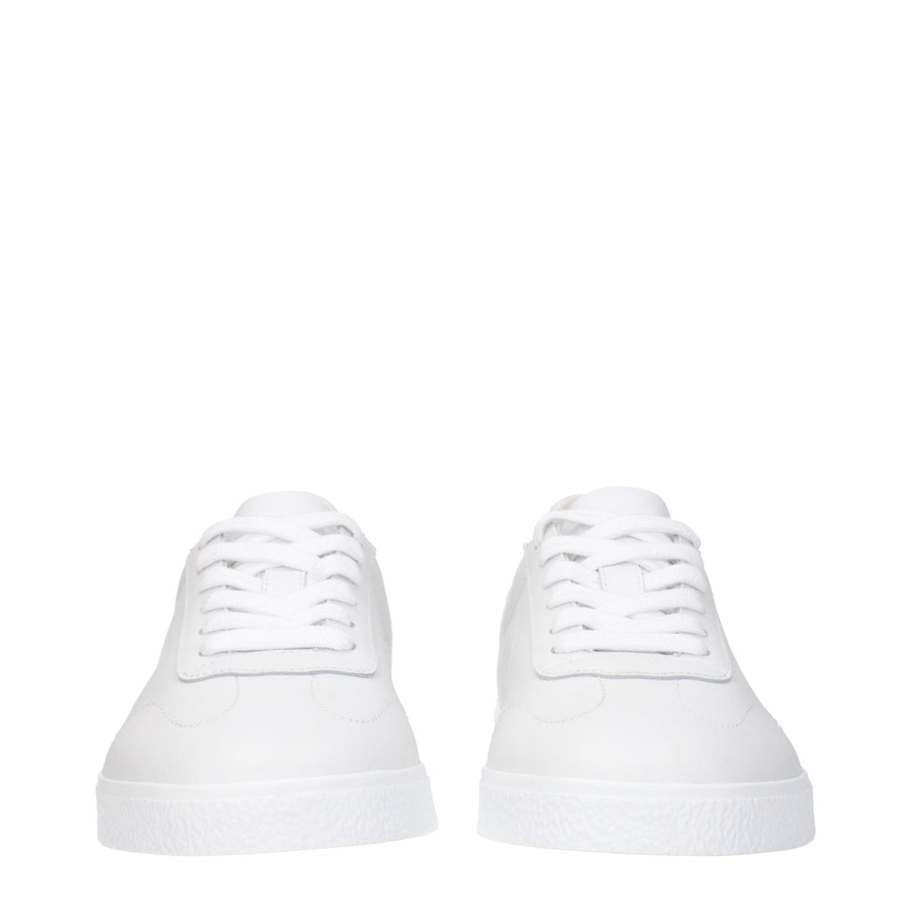 Baskets basses en cuir blanc Givenchy