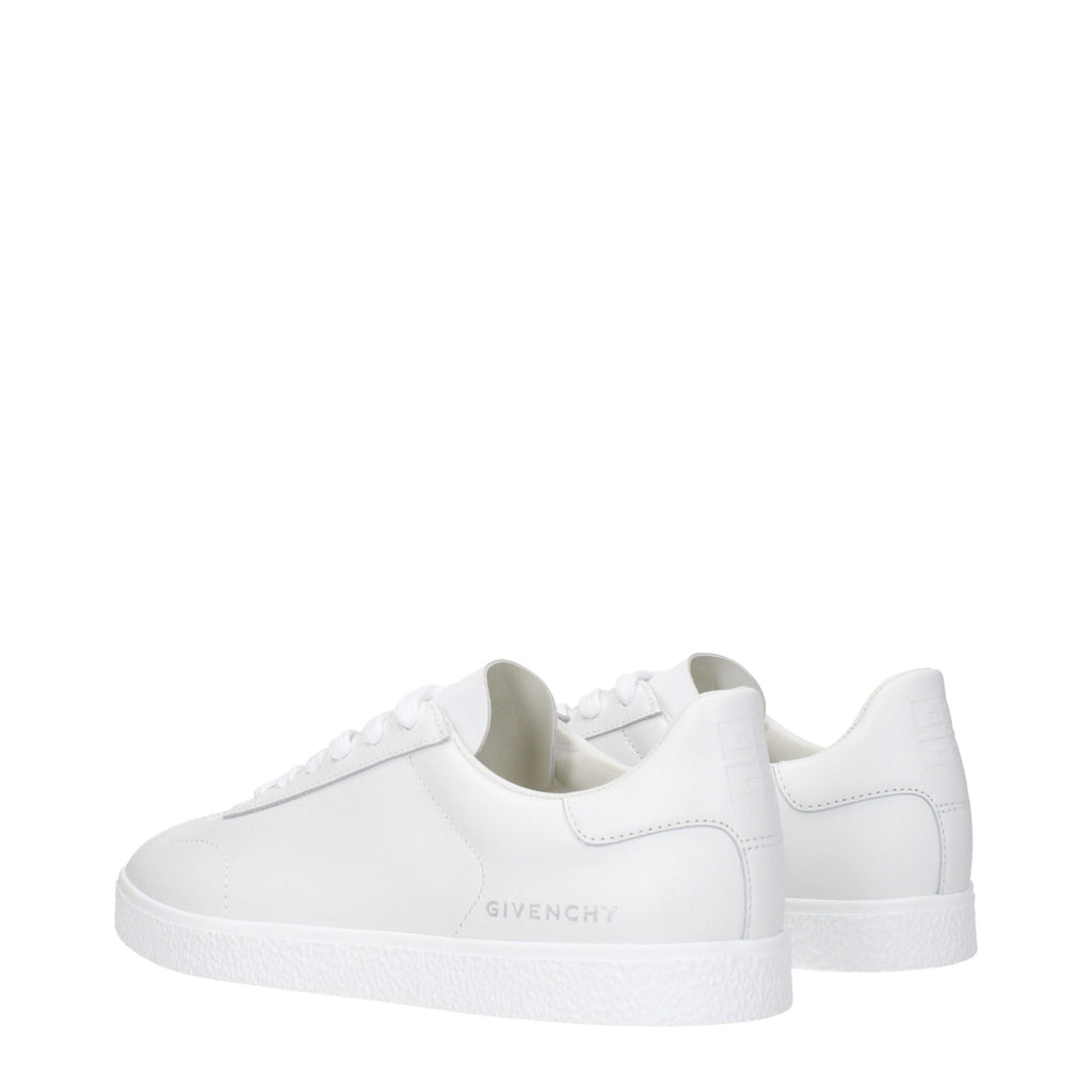 Baskets basses en cuir blanc Givenchy