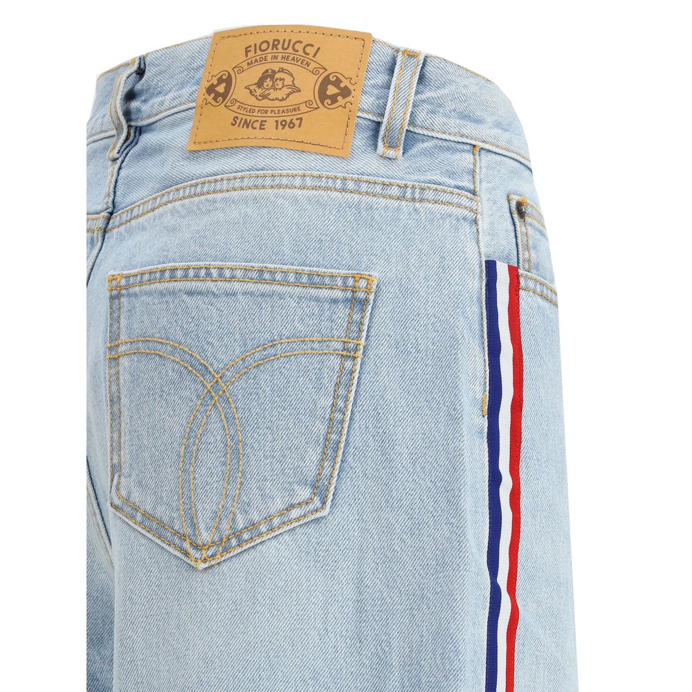 Fiorucci Light Blue Cotton Jeans Denim