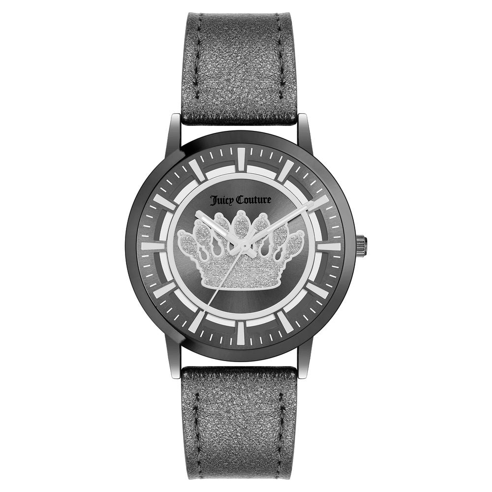 Juicy Couture Gray Plastic Dress Watch