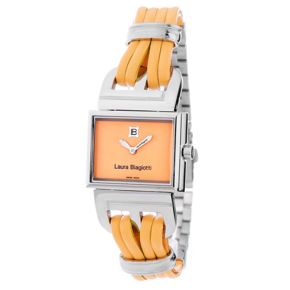 Laura Biagiotti Orange Dress Watches for Women