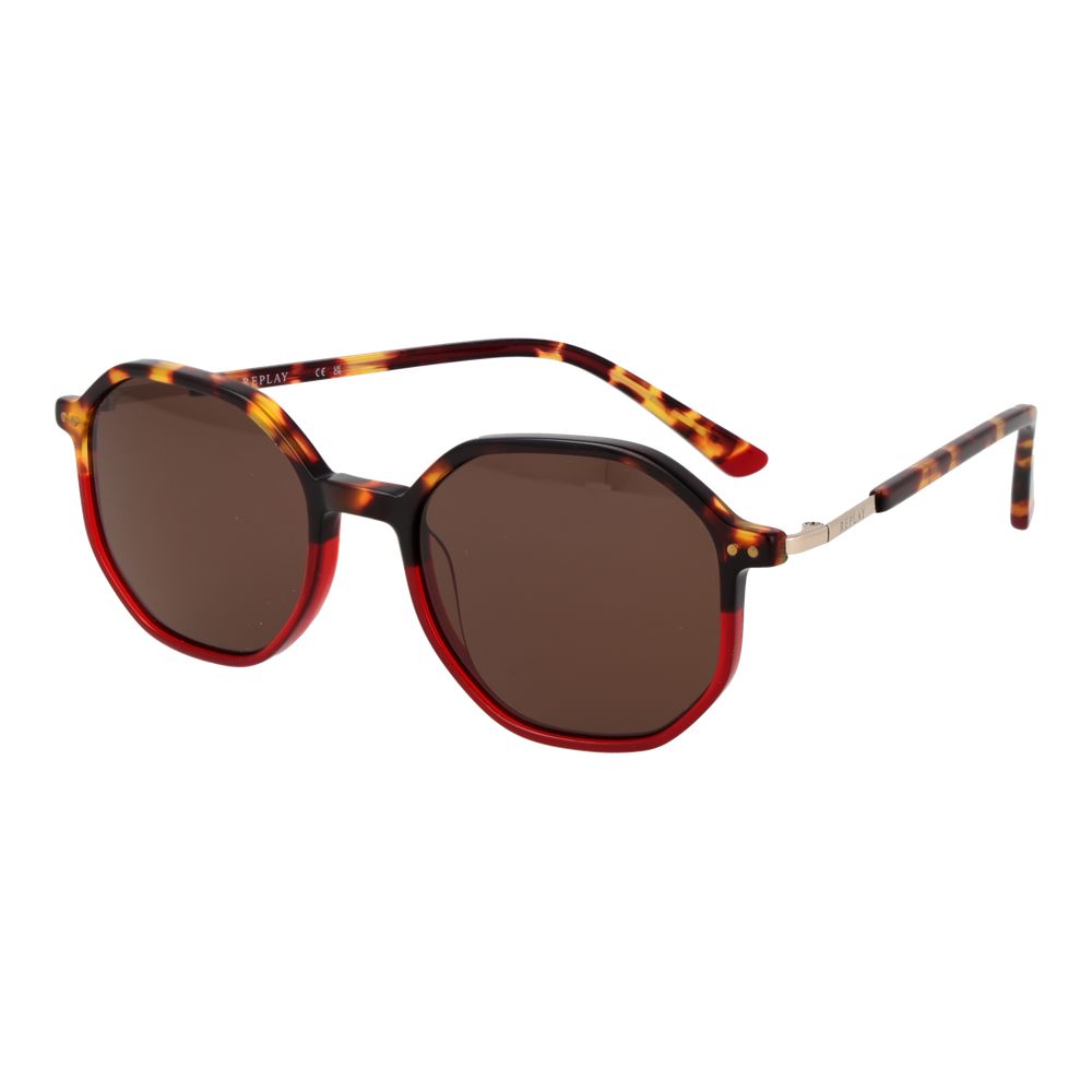 Replay Brown Sunglasses Unisex