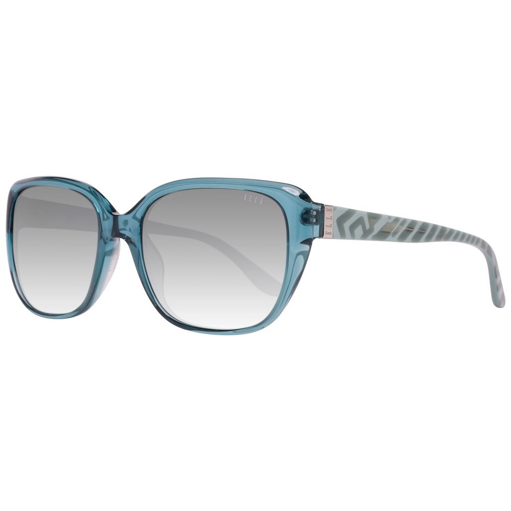 Lunettes de soleil en plastique bleu ELLE