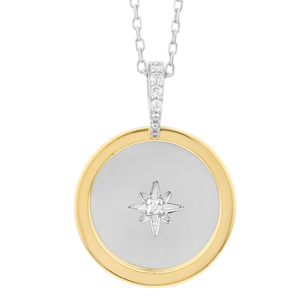 Collier SECRECY gris argenté