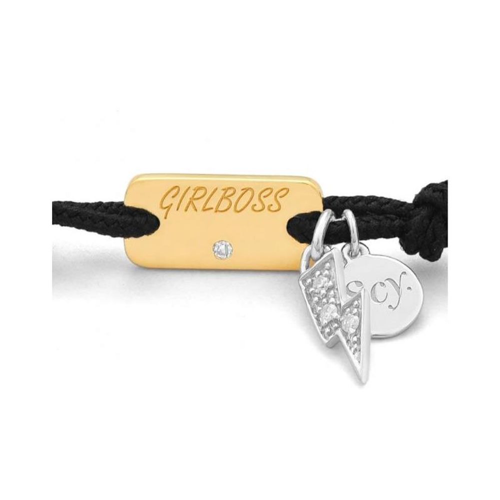 Bracelet en nylon noir SECRECY