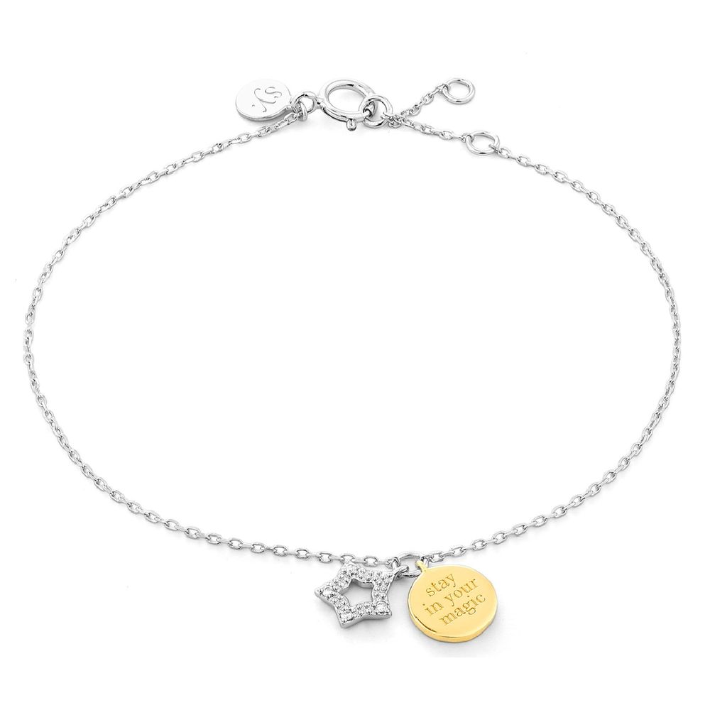 Bracelet en nylon noir SECRECY