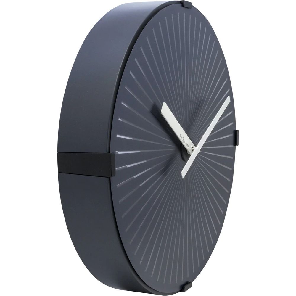 NEXTIME Black Plastic Dress Watch