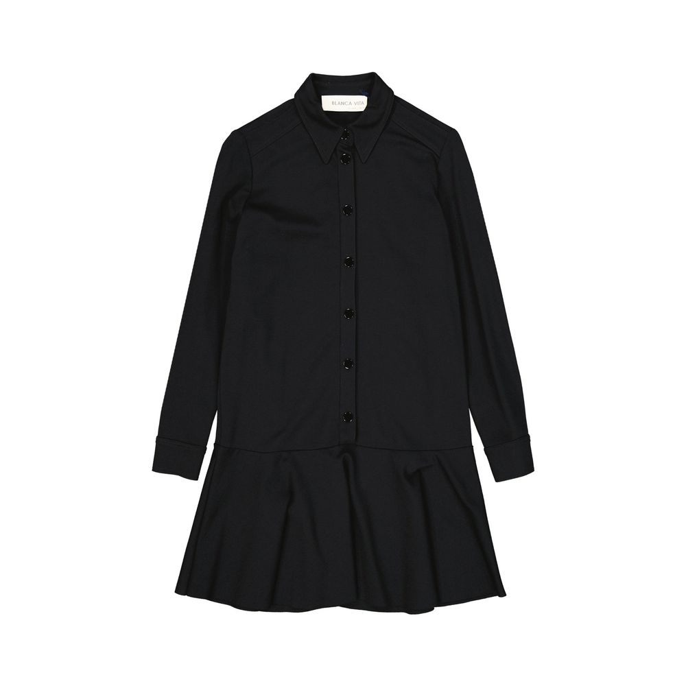 BLANCA VITA Black Casual Dress for Women