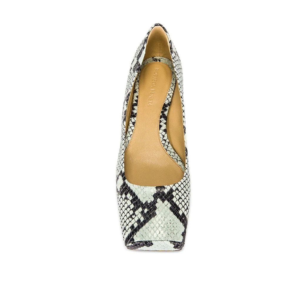 Bottes de ballet Bottega Veneta en cuir de veau bicolore