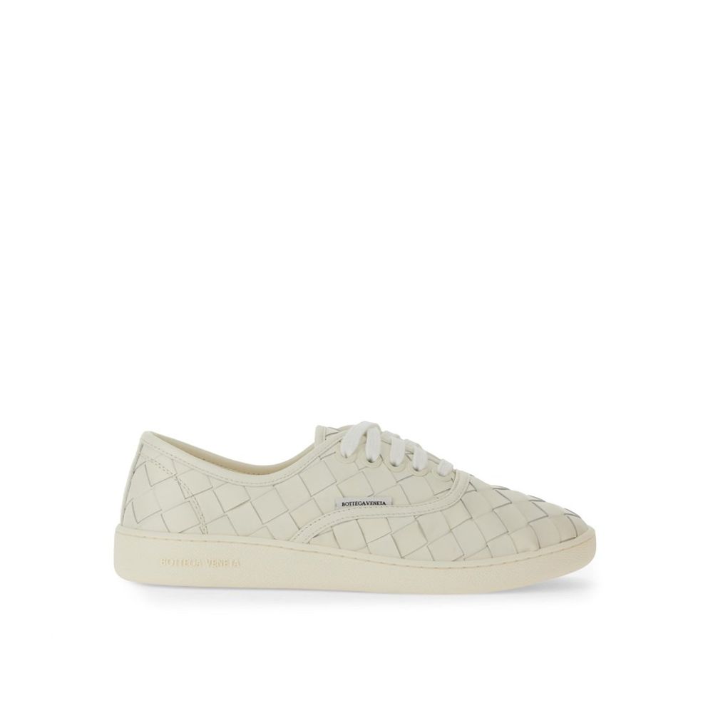 Bottega Veneta White Low Top Sneakers for Men